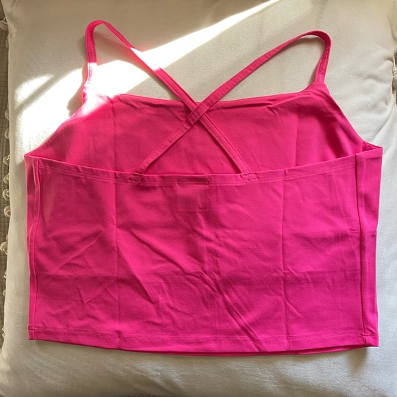 Gymshark Strappy Crop Cami tank - Fuchsia - Picture 6 of 9
